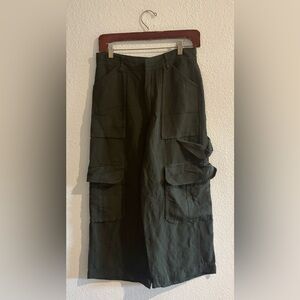 Zara Wide Leg Cargo Pants